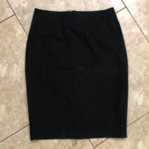 Amanda & Chelsea Elegant Black Pencil Skirt